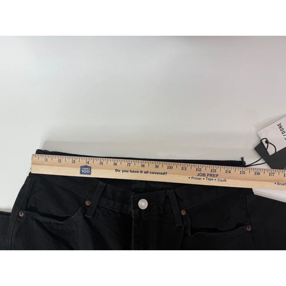 NEW RE/DONE Flare Jeans Women's 28 High Rise Black Denim Stretch Y2K‎ Retro - Picture 5 of 11